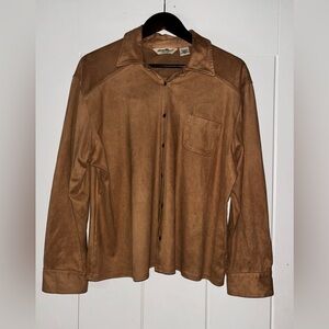 Eddie Bauer Button Shirt Women XL Country Cowgirl Western‎ Rodeo Ranch Chore